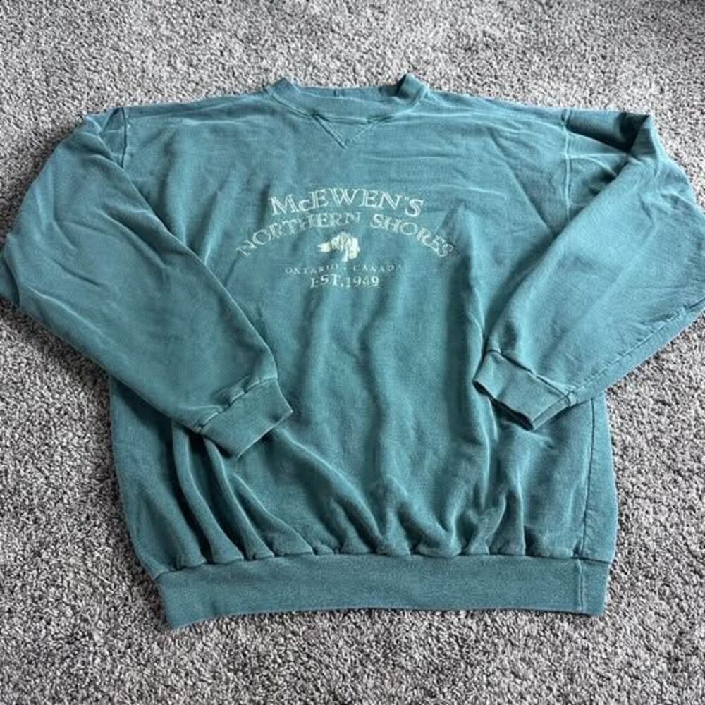 Green vintage crewneck sweatshirt